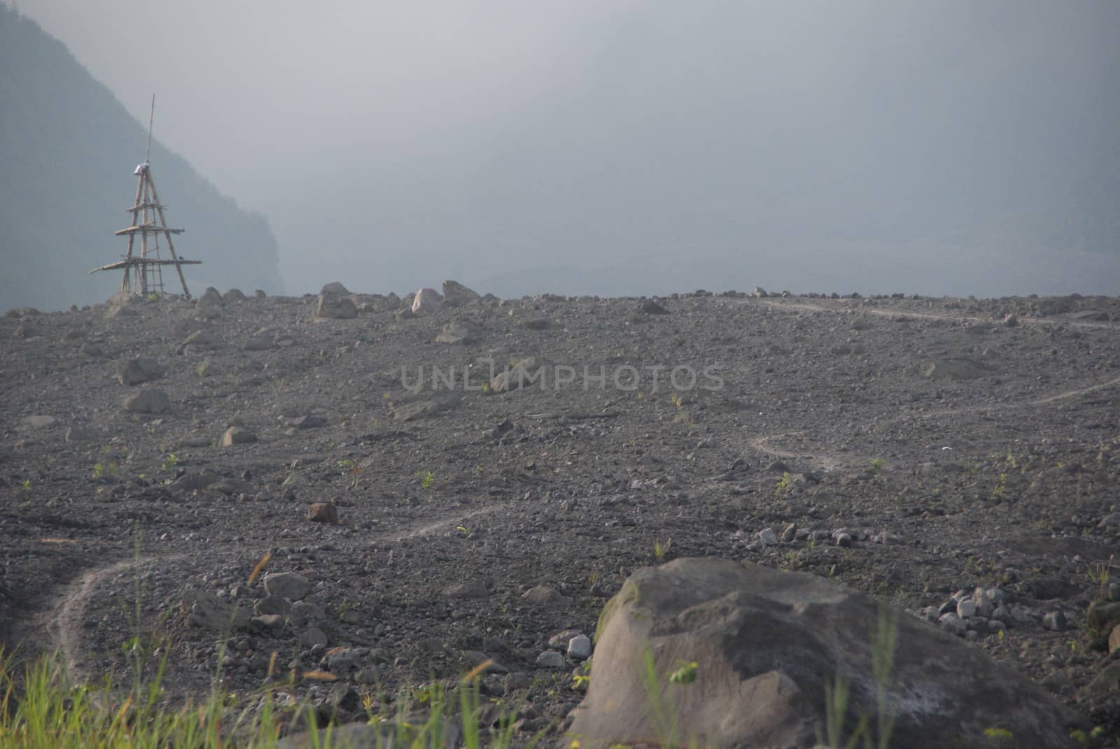 Mount Merapi devastation impact on its surrounding by craigansibin