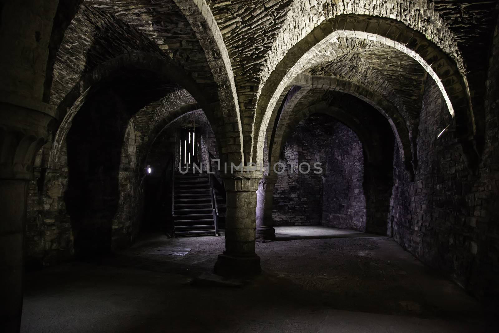 Interior of an old historical building, detail of ancient and history