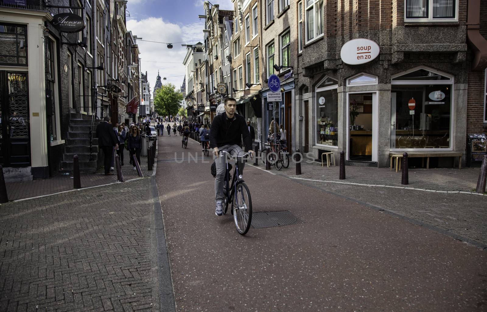 Bicycles in amsterdam by esebene