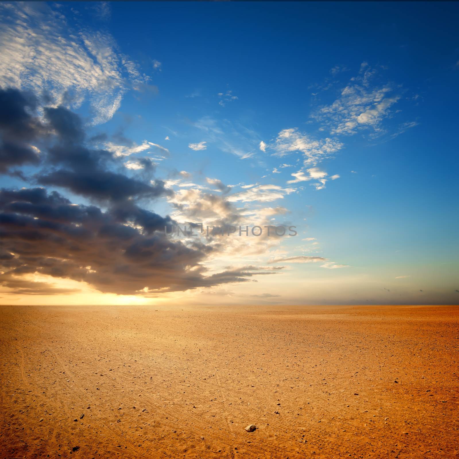 Sandy desert in Egypt by Givaga