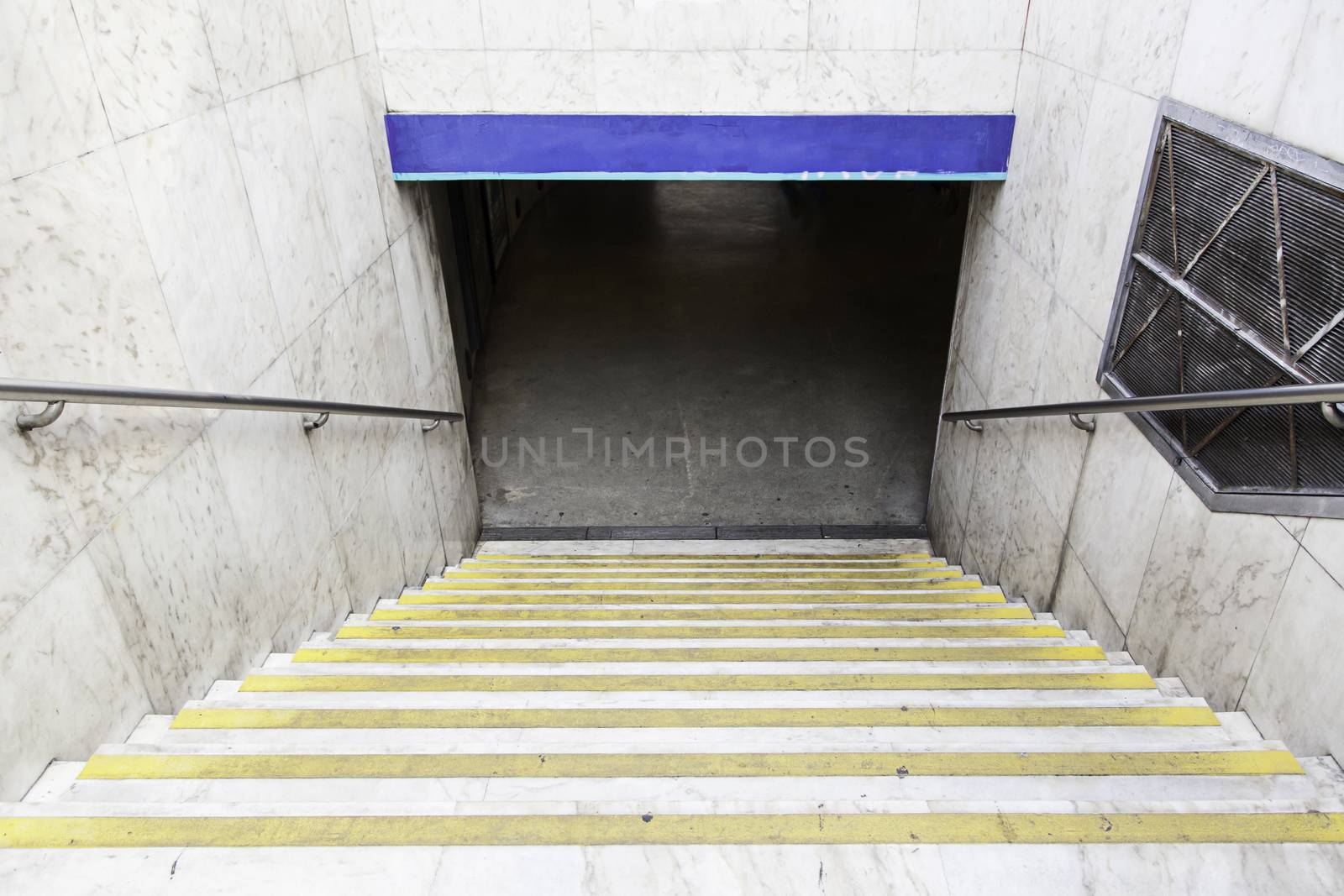 Stairs to the subway by esebene