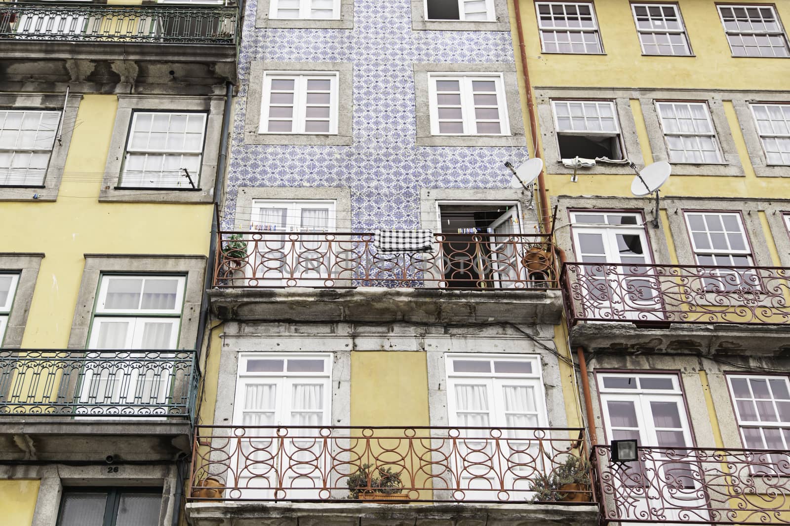 Panoramic view of Lisbon, detail of the capital of Portugal