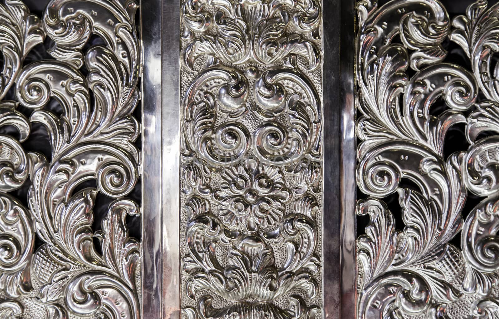 Silver carved, silver decoration, old craftsmanship