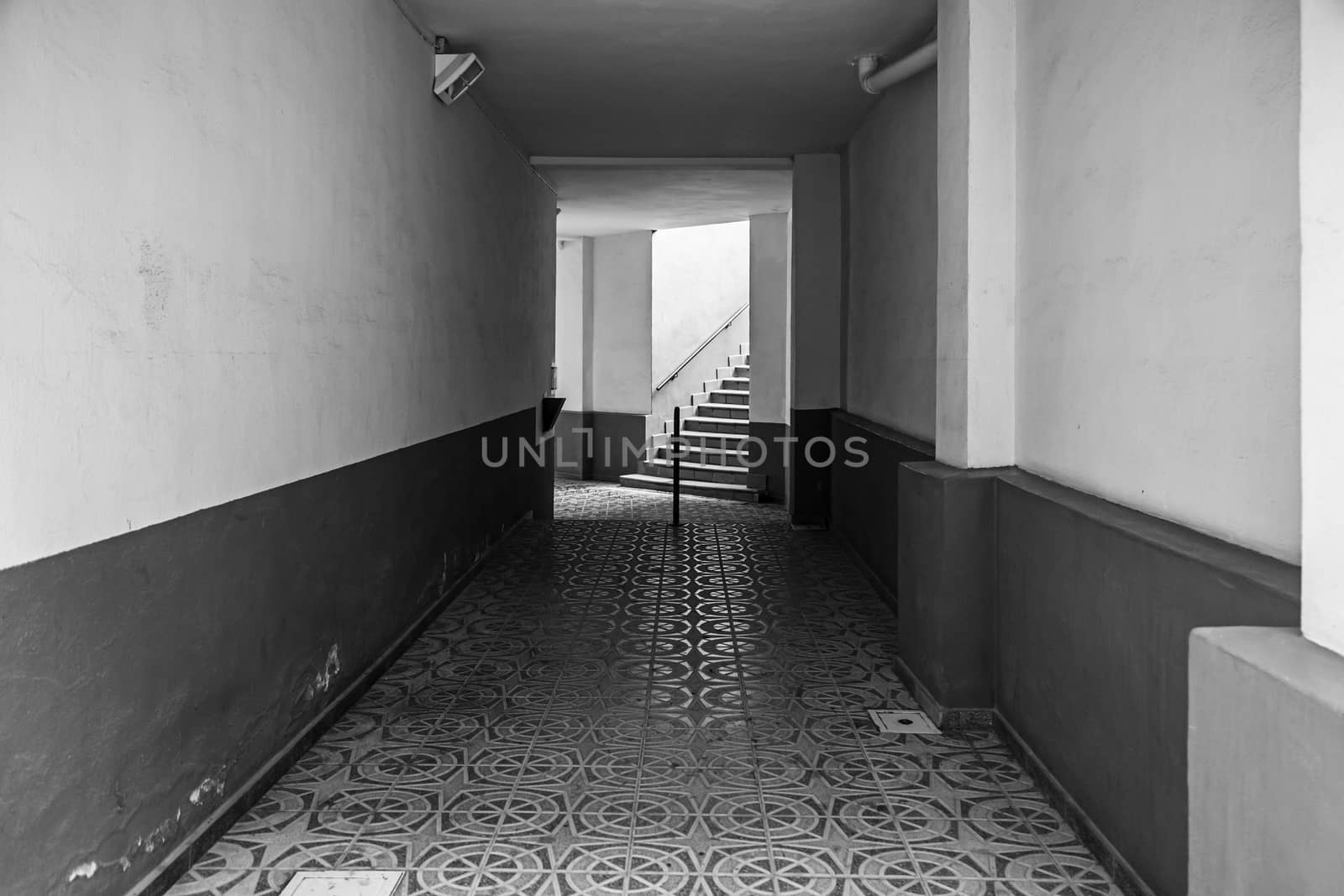 Passage way, detail of an old street in the city
