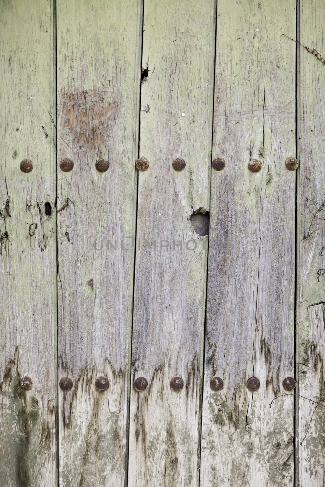 Old wooden background, detail of a wooden boards, texture