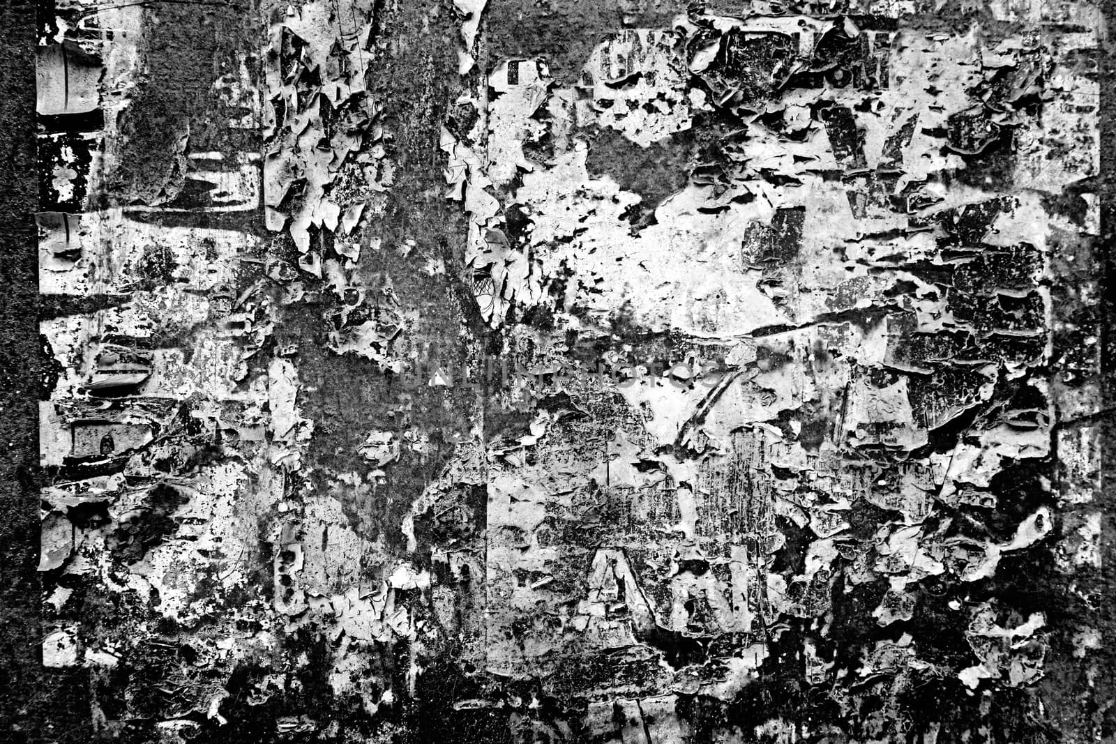 Metal wall protection, detail from a closed metal ottoman, security