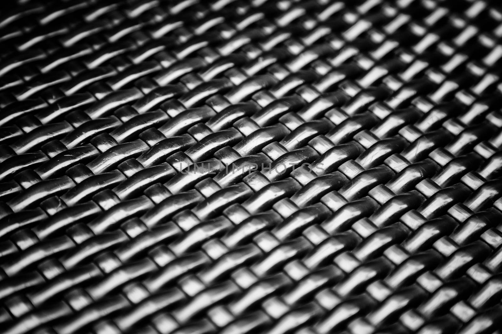 Plastic background interlaced, detail of a textured background, decoration and resistance
