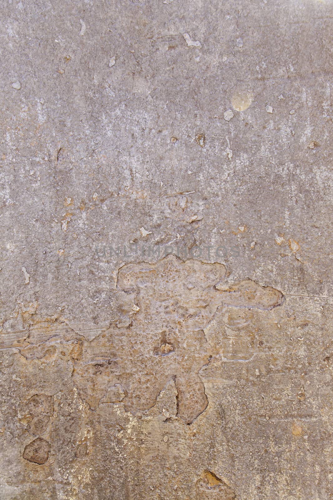 Rusty iron, textured background of a deteriorated wall, old and damaged metal