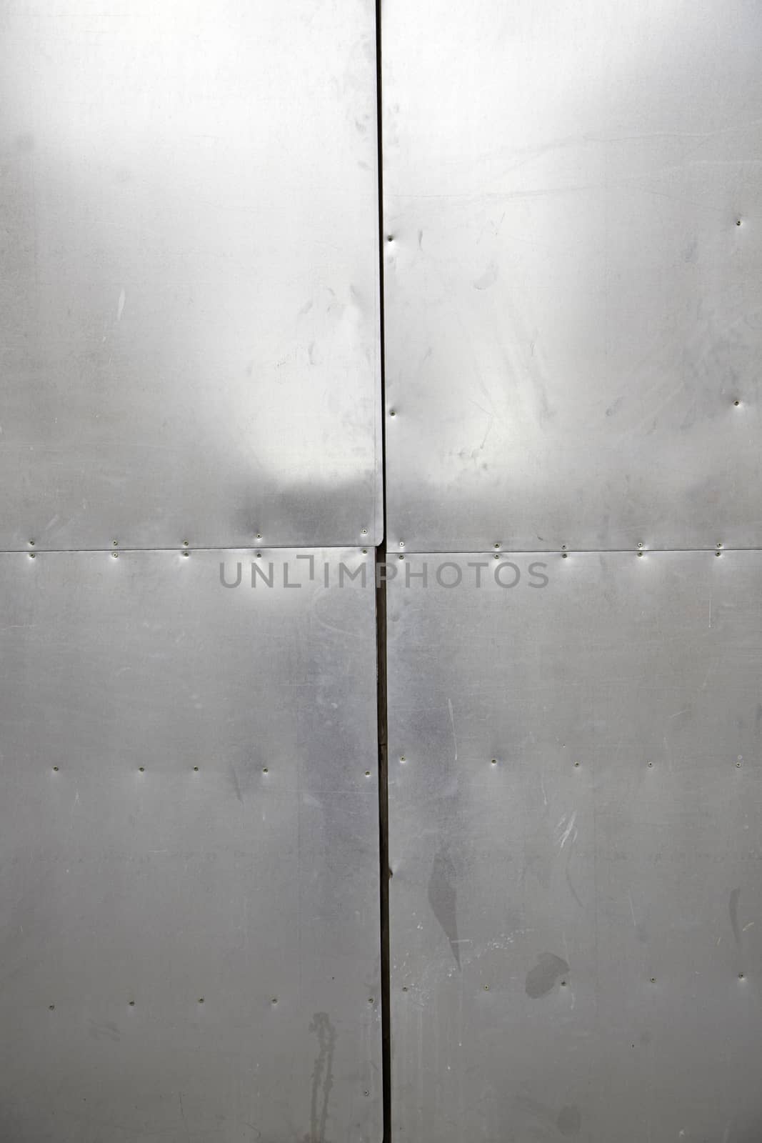 Metal wall mirror, metal decoration detail, steel