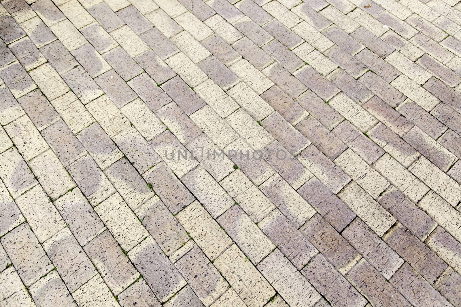 Cobblestones on the ground floor of an ancient detail