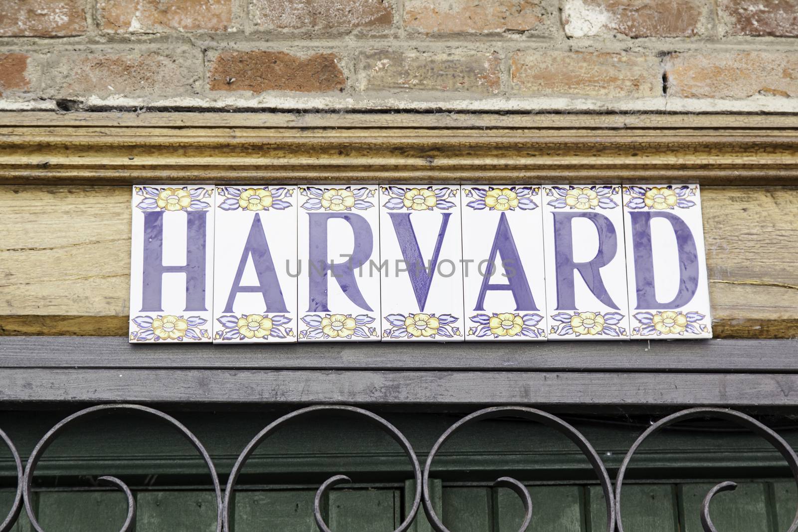 Sign Harvard University, detail signal information, education