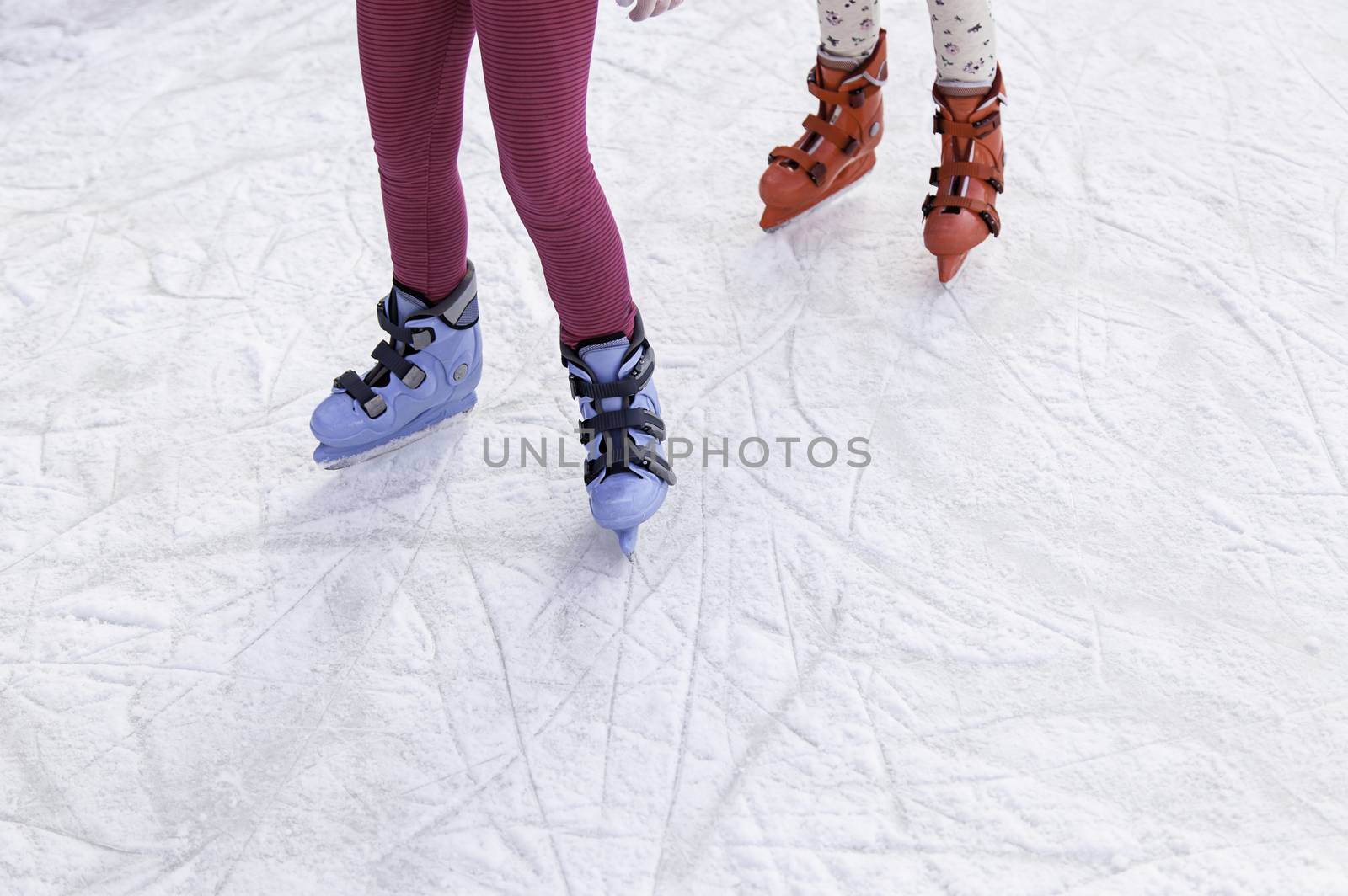 People ice skating by esebene