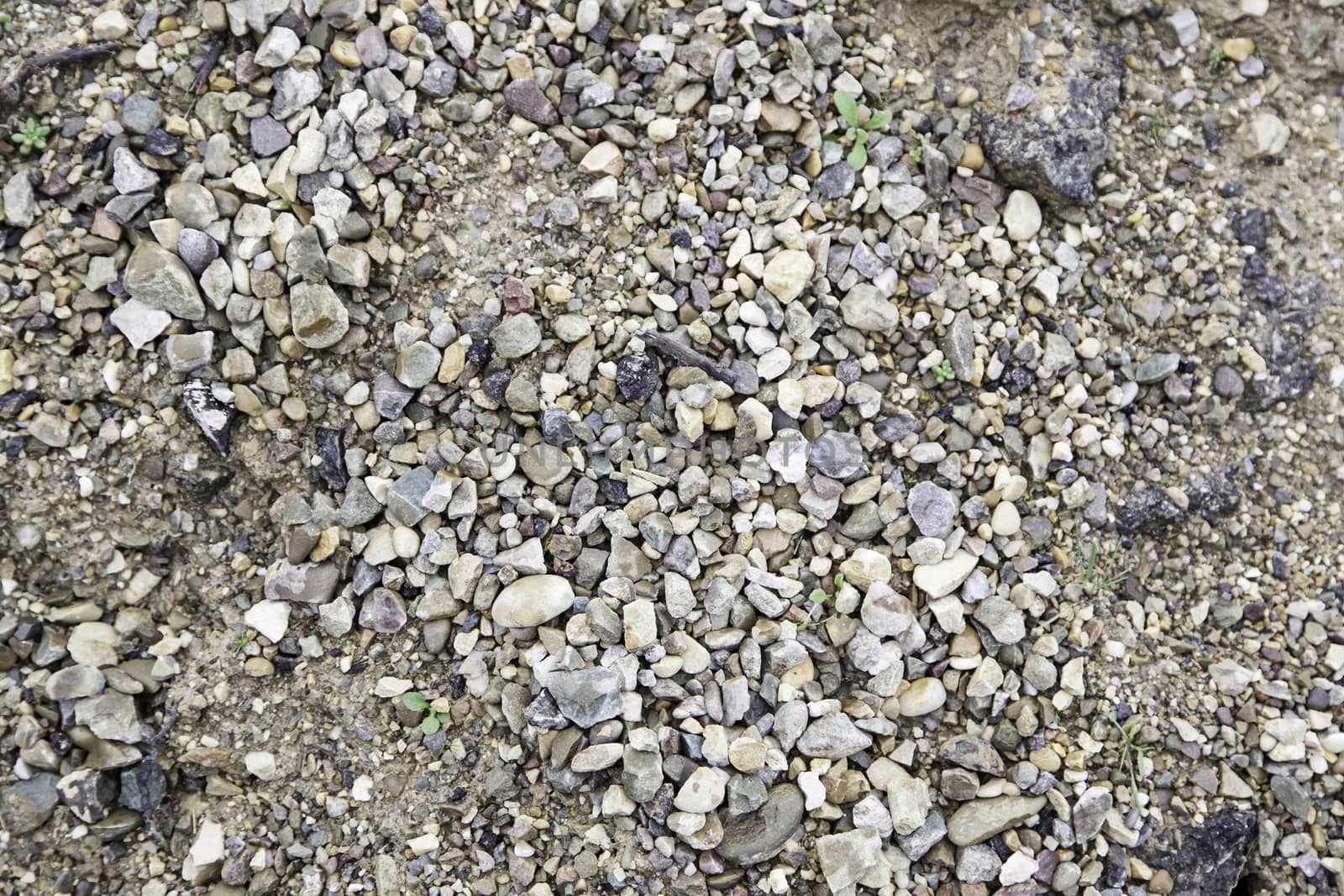 Colored stones, stones detail in the countryside, textured background