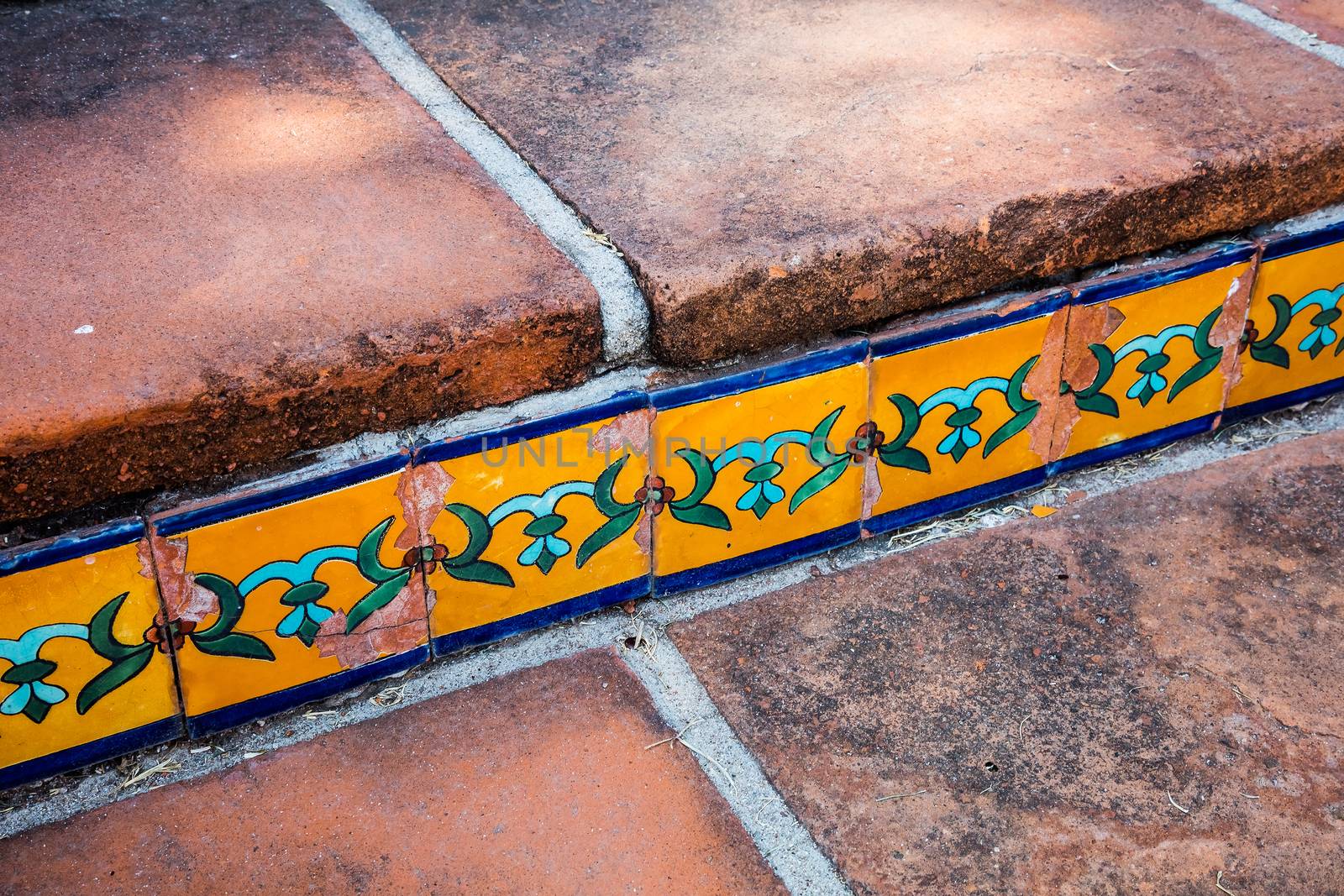 Tiles Mexican stairs by hanusst