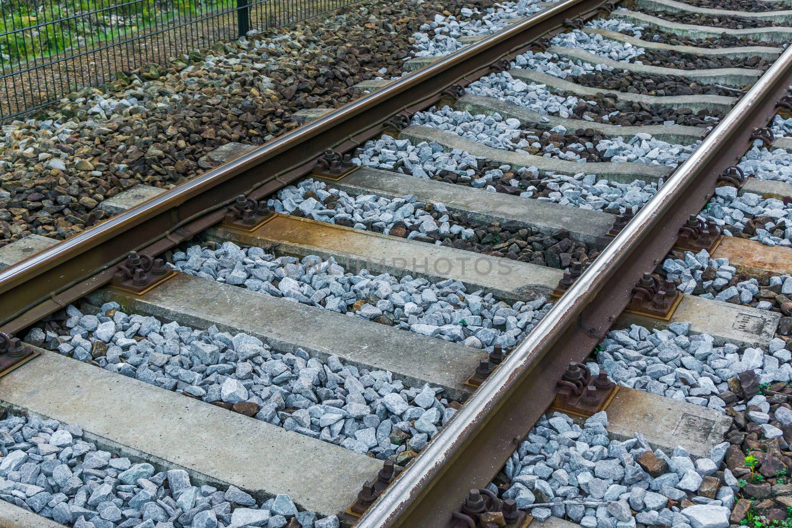 beautiful side macro close up of a train railway track amazing transport or travel background by charlottebleijenberg