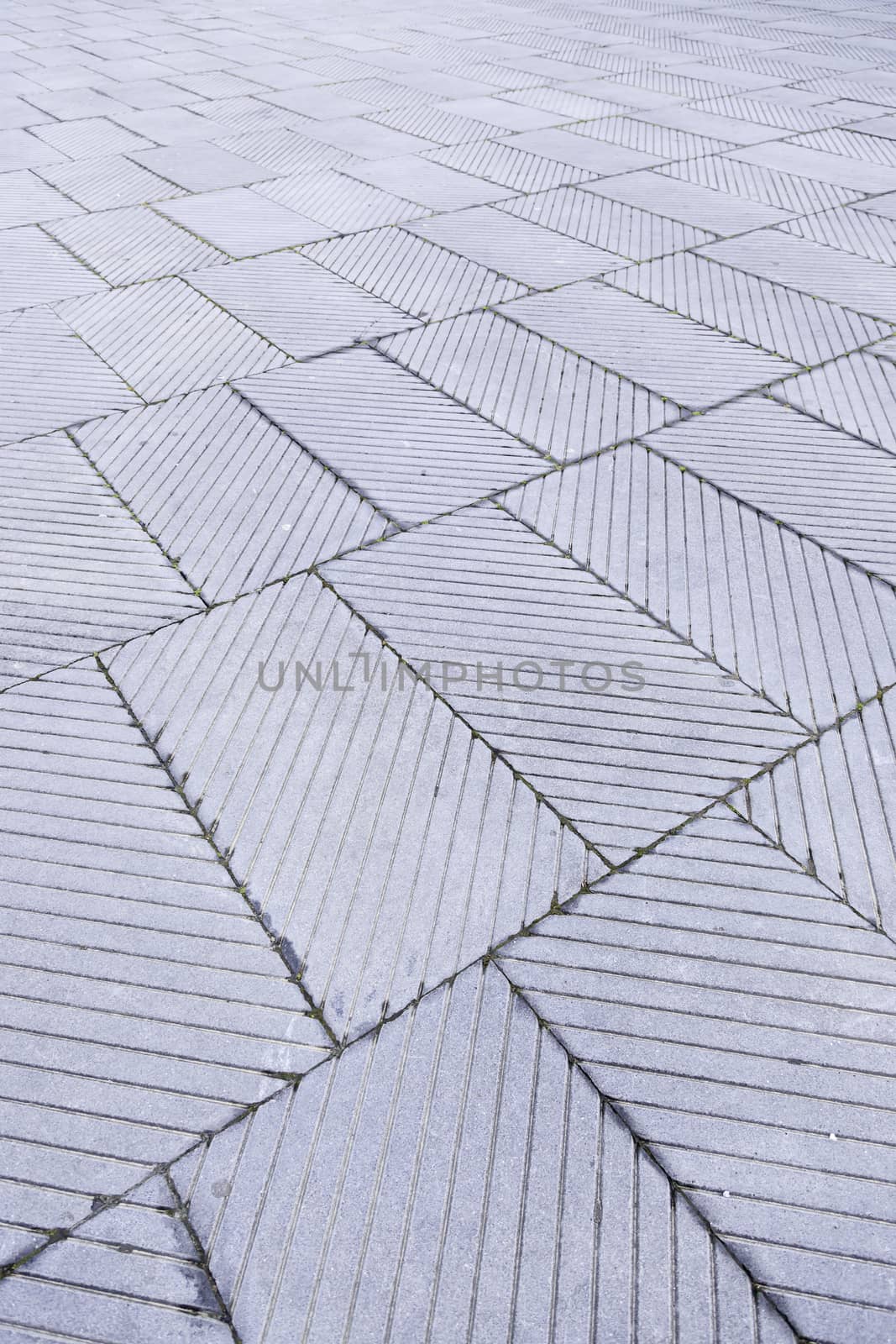 Tiled City, detail from a floor Blados a street in the city, decoration and safety