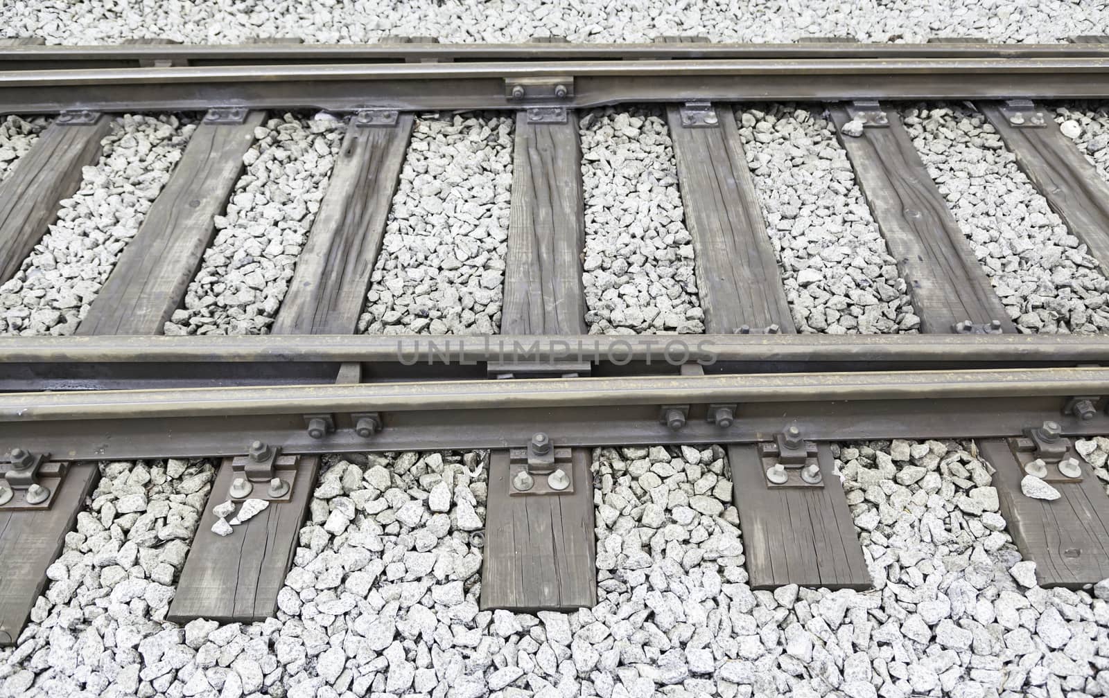 Old railroad tracks, roads for a detail of a Transport, urban transport