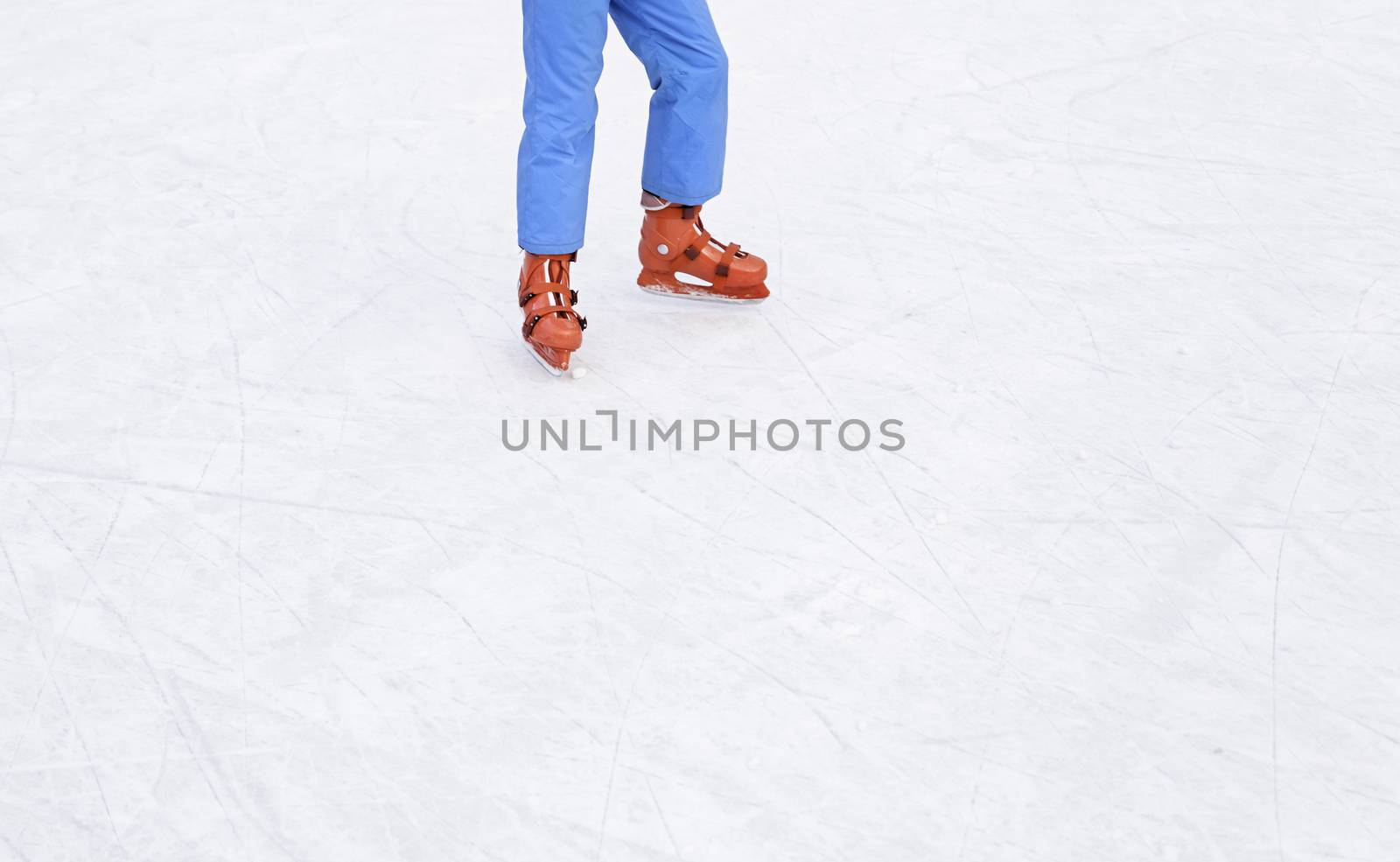 Skating on ice by esebene