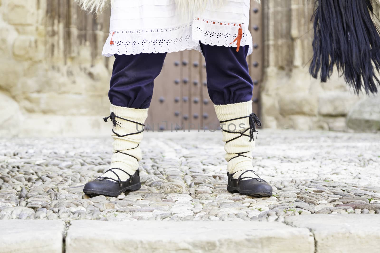 Detail of a typical Basque outfit, heritage
