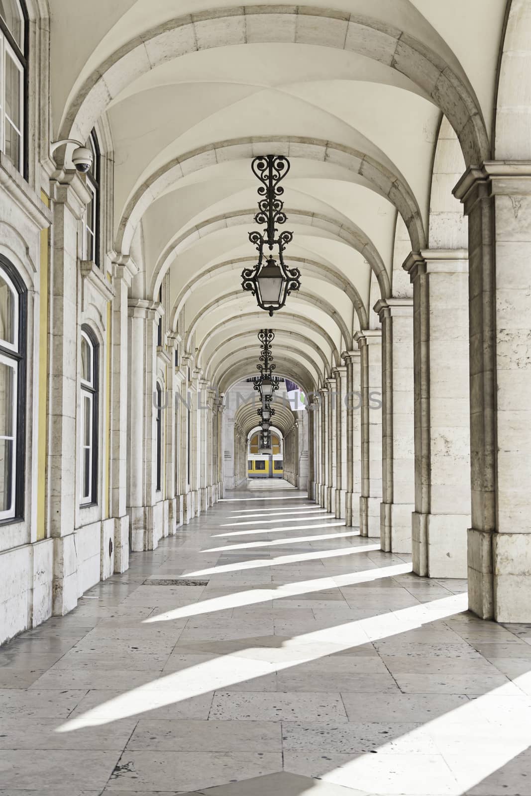 Excerpts from a square of Lisbon, detail of a typical square of Portugal