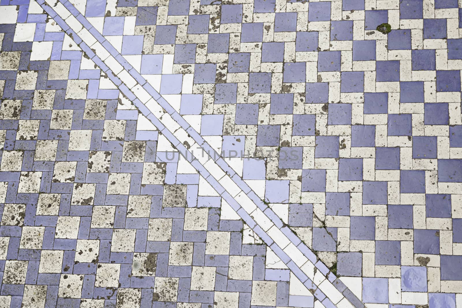 Wall tiles with typical old Lisbon, detail of traditional decoration of Portugal, ceramic art