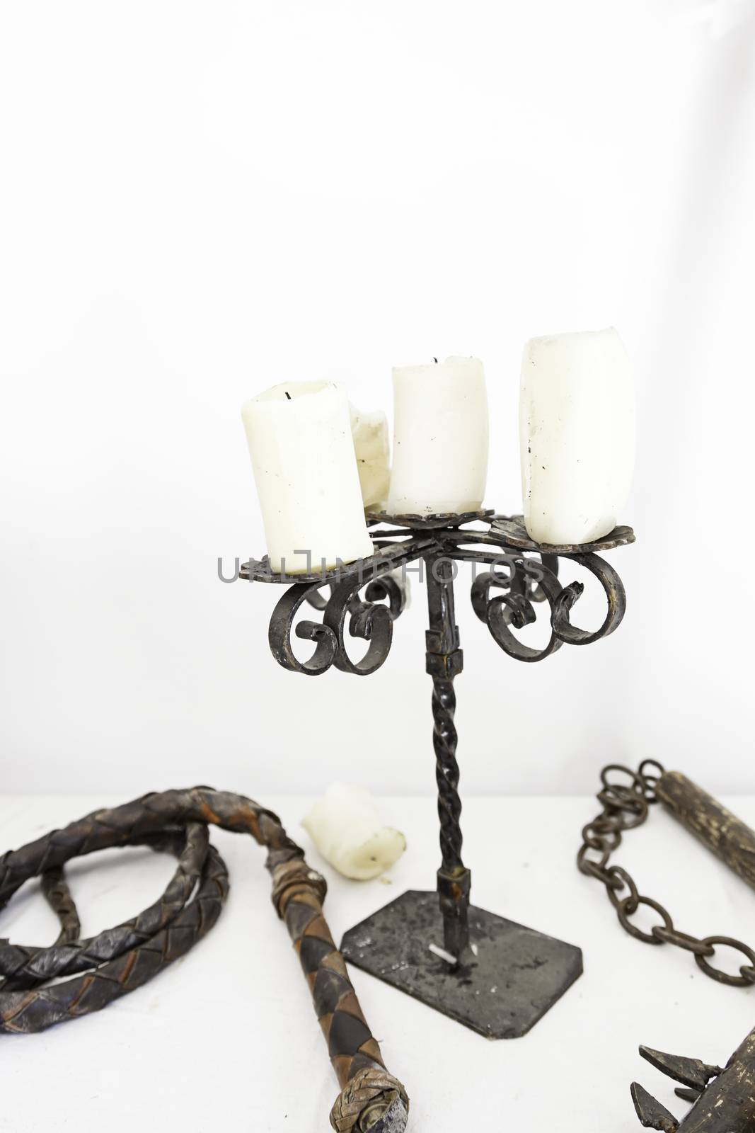 Whip the Inquisition and candlestick by esebene