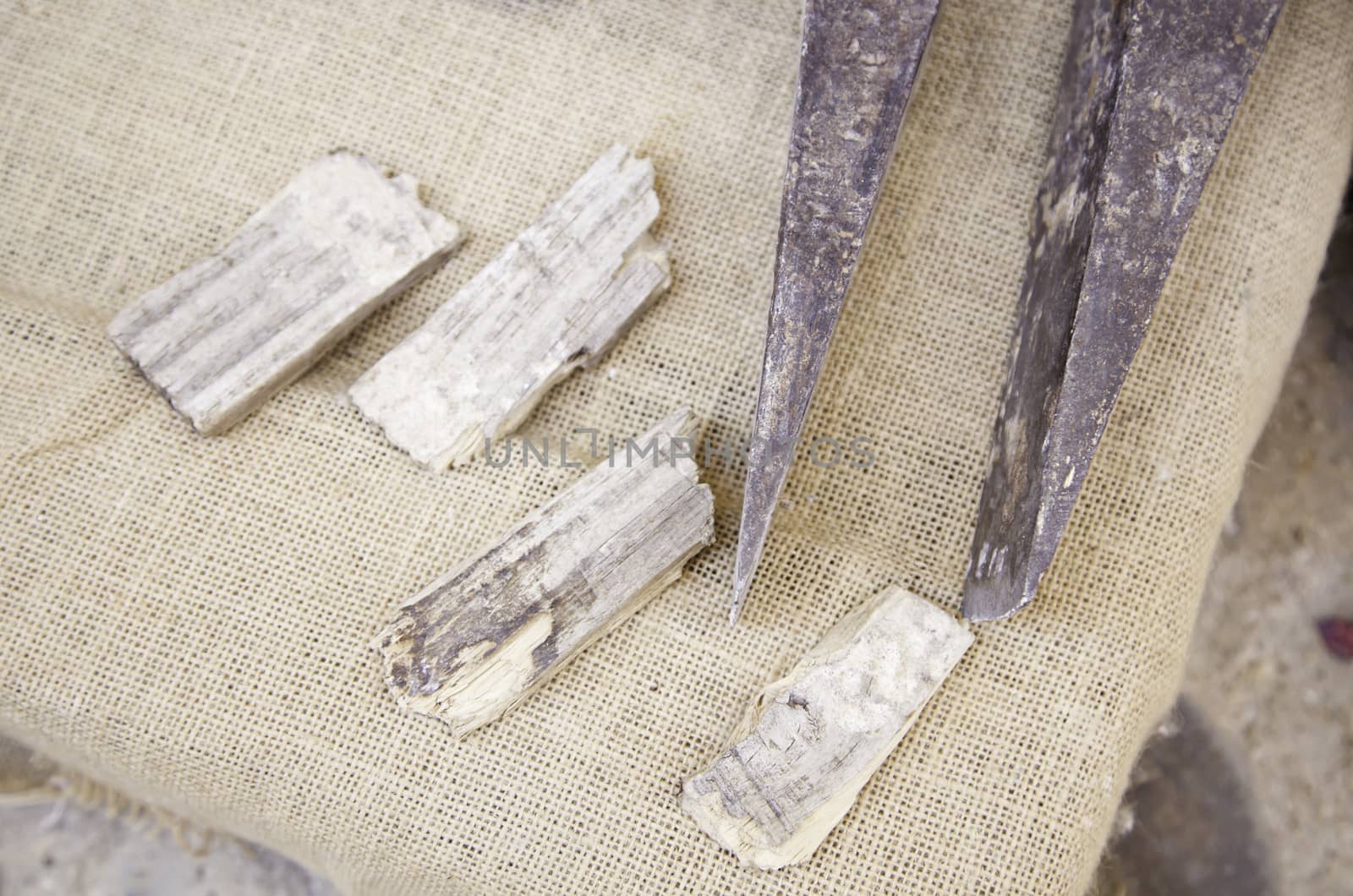 Old metal chisels by esebene