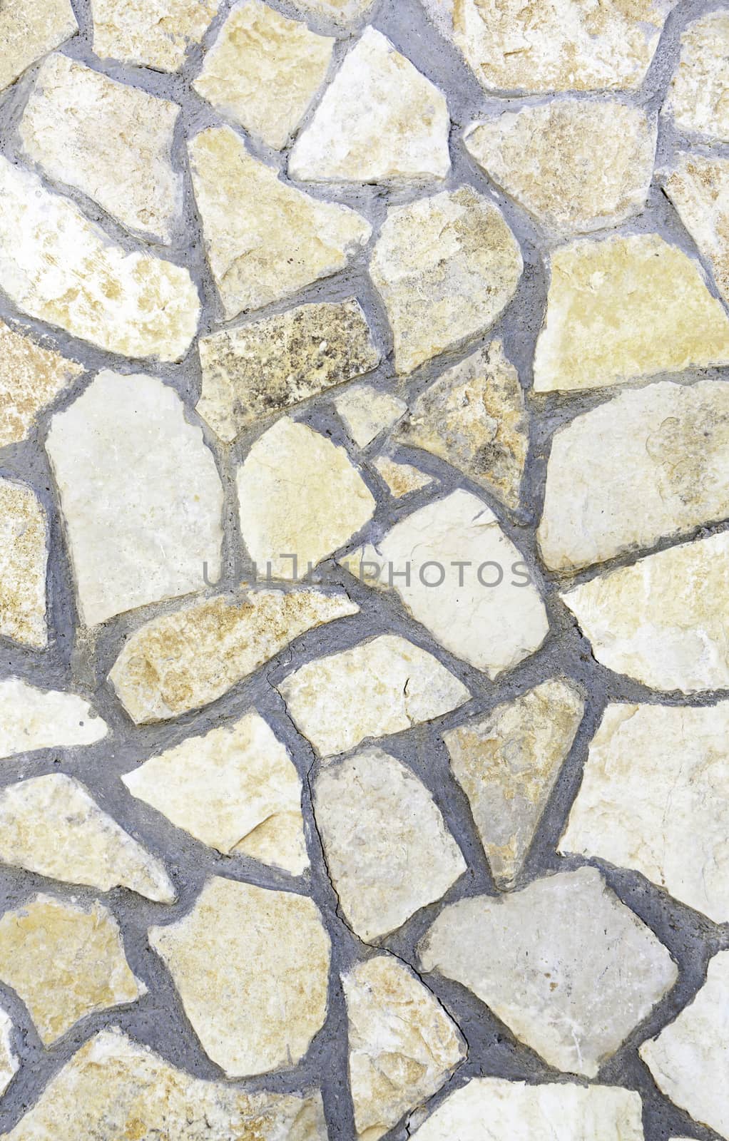 Stone background with texture, detail of a facade covered with stone, decoration and outdoor protection, architecture