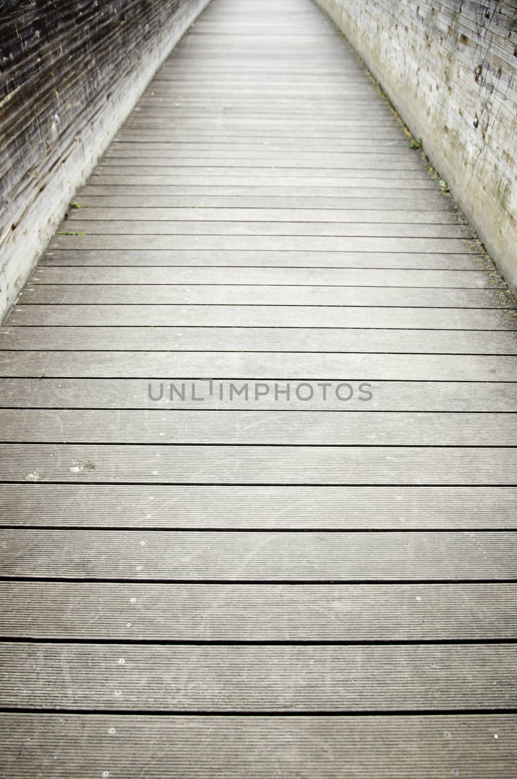 Old Japanese Bridge, detail of a wooden footbridge classical, oriental