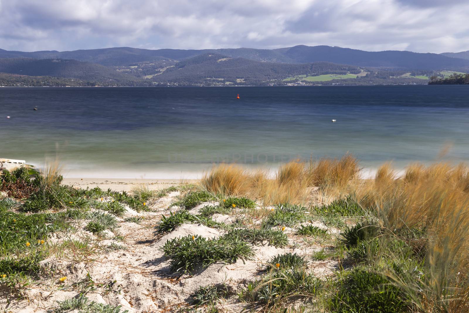 Dennes Point beach located on Bruny Island in Tasmania. by artistrobd
