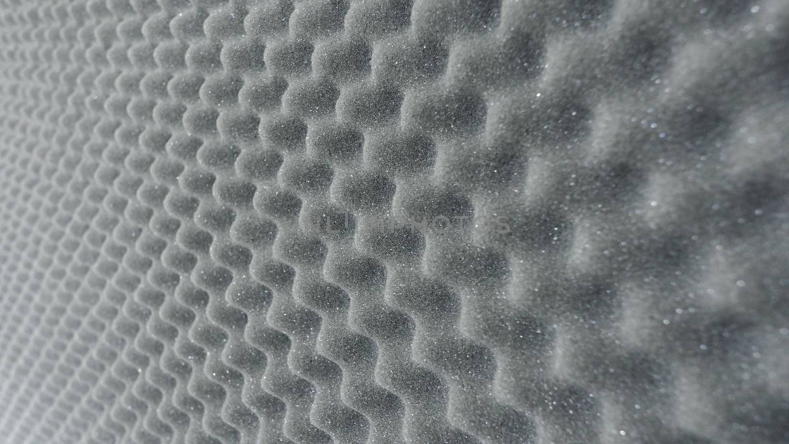 Sound proof acoustic foam on studio wall by gnepphoto