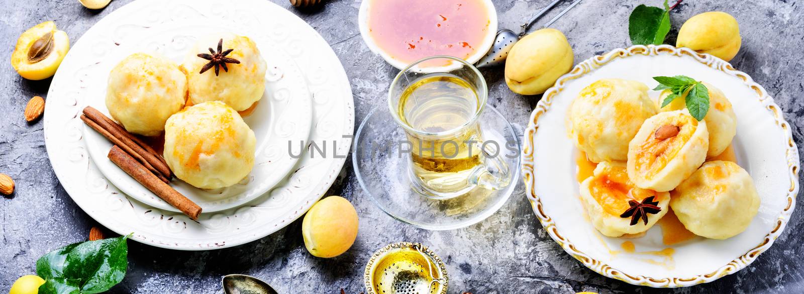 Fruit dumplings with apricot by LMykola