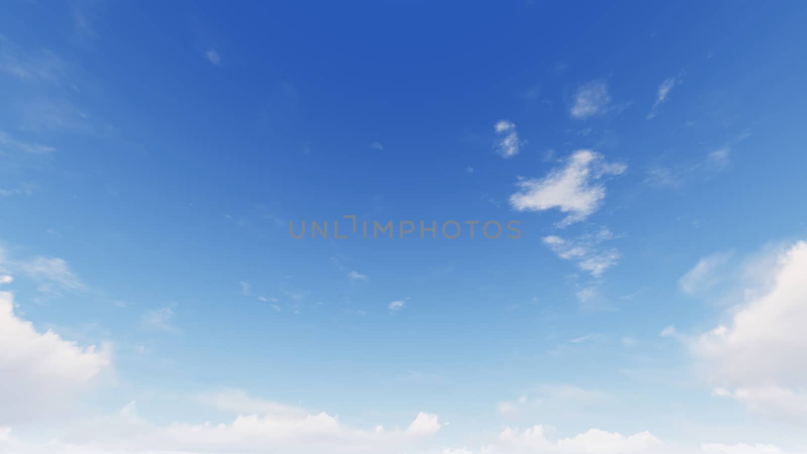 Cloudy blue sky abstract background, blue sky background with tiny clouds, 3d rendering

