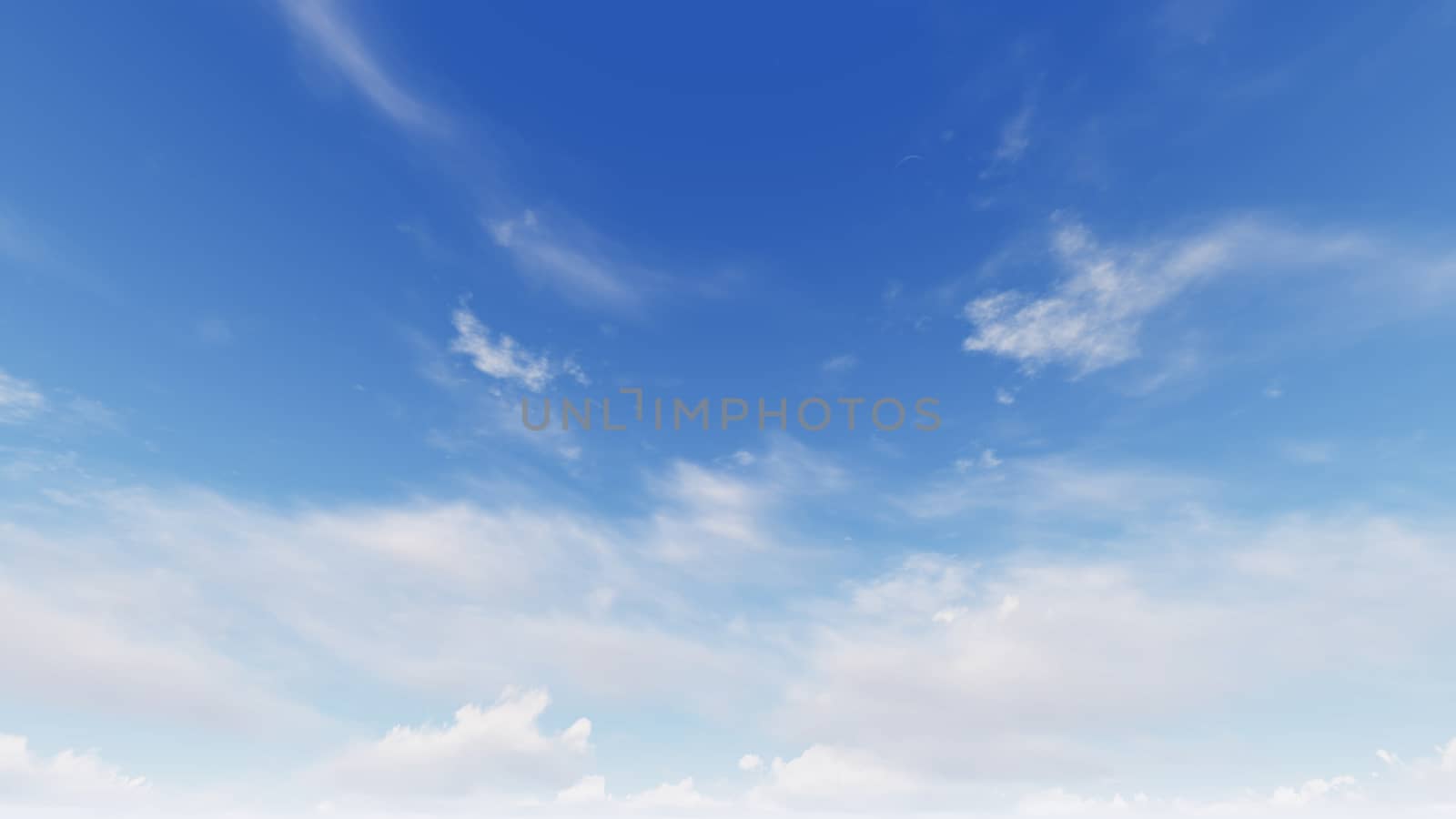 Cloudy blue sky abstract background, blue sky background with tiny clouds, 3d rendering

