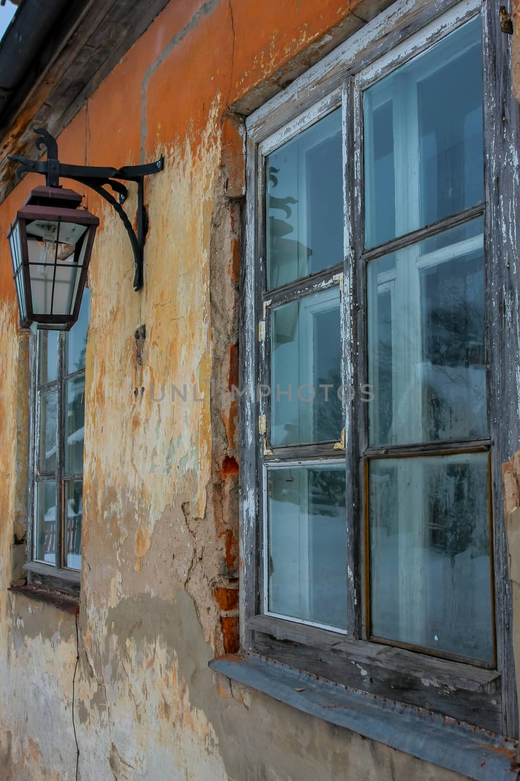 Old house wall. Cesis. Latvia.