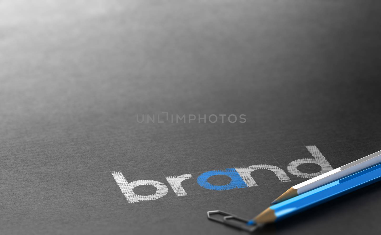 Marketing Strategy Concept, Company Logo Design Background Conce by Olivier-Le-Moal