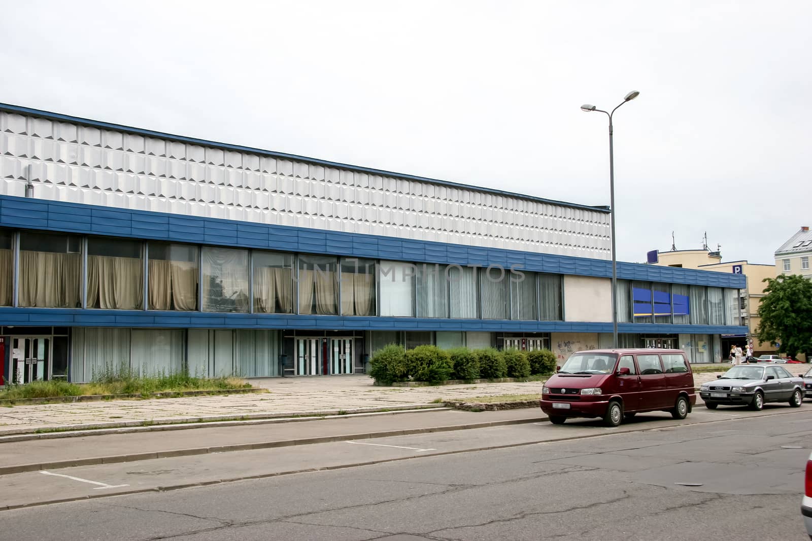 Riga Sports Palace "Rigas Sporta Pils" shortly before demolition. Riga, Latvia.