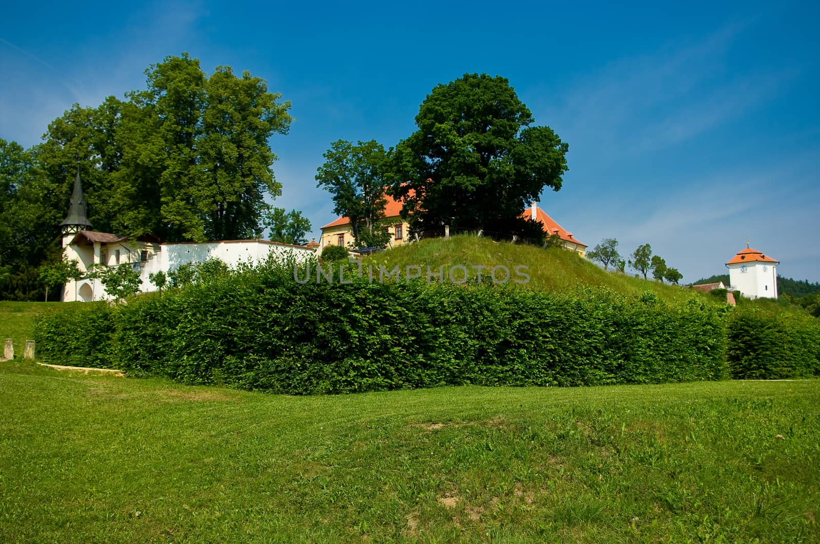 Kunstatt in Moravia castle. by zbynek