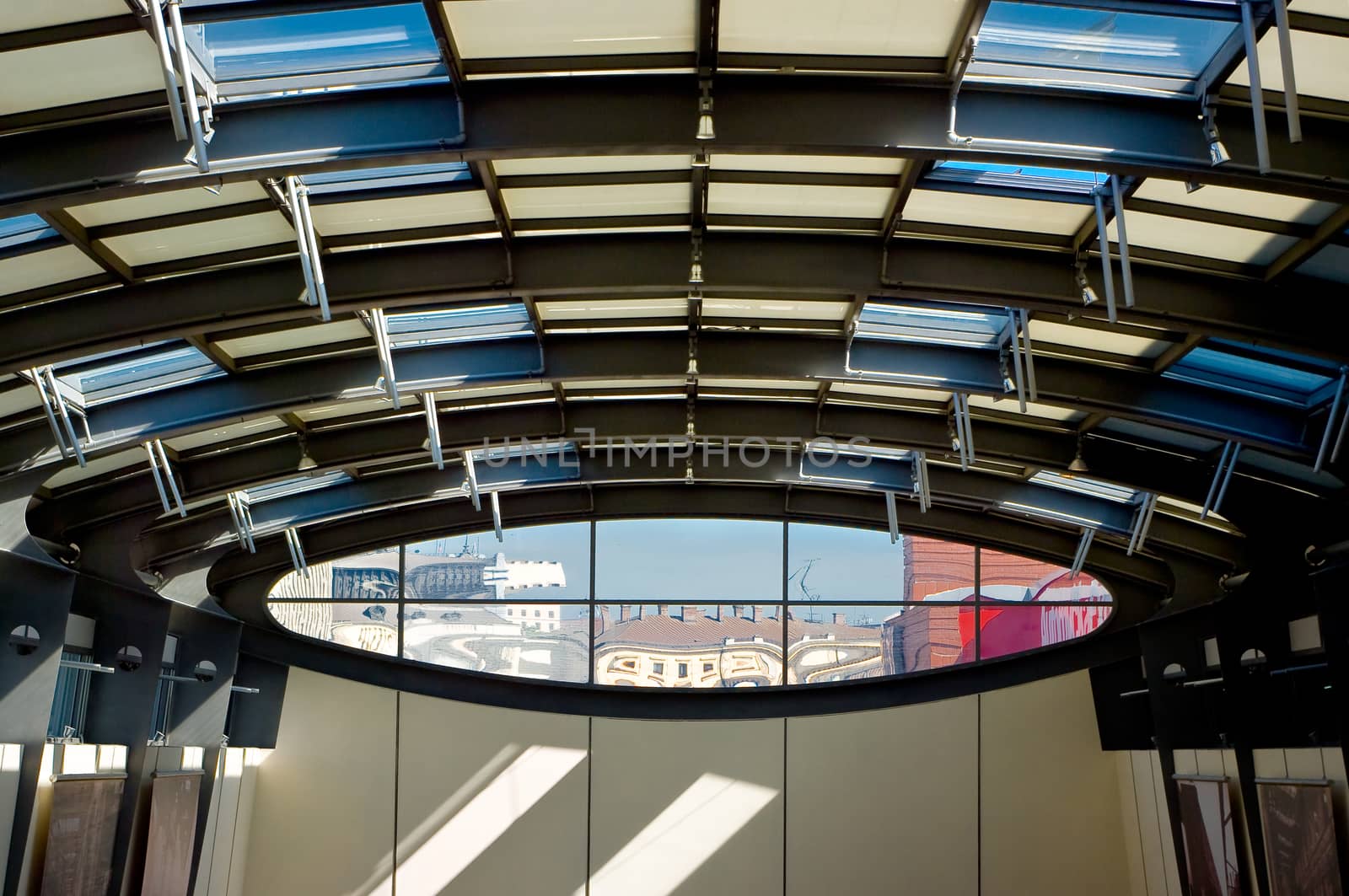 Modern architecture in Brno, Shopping Vankovka, South Moravia, Czech Republic.