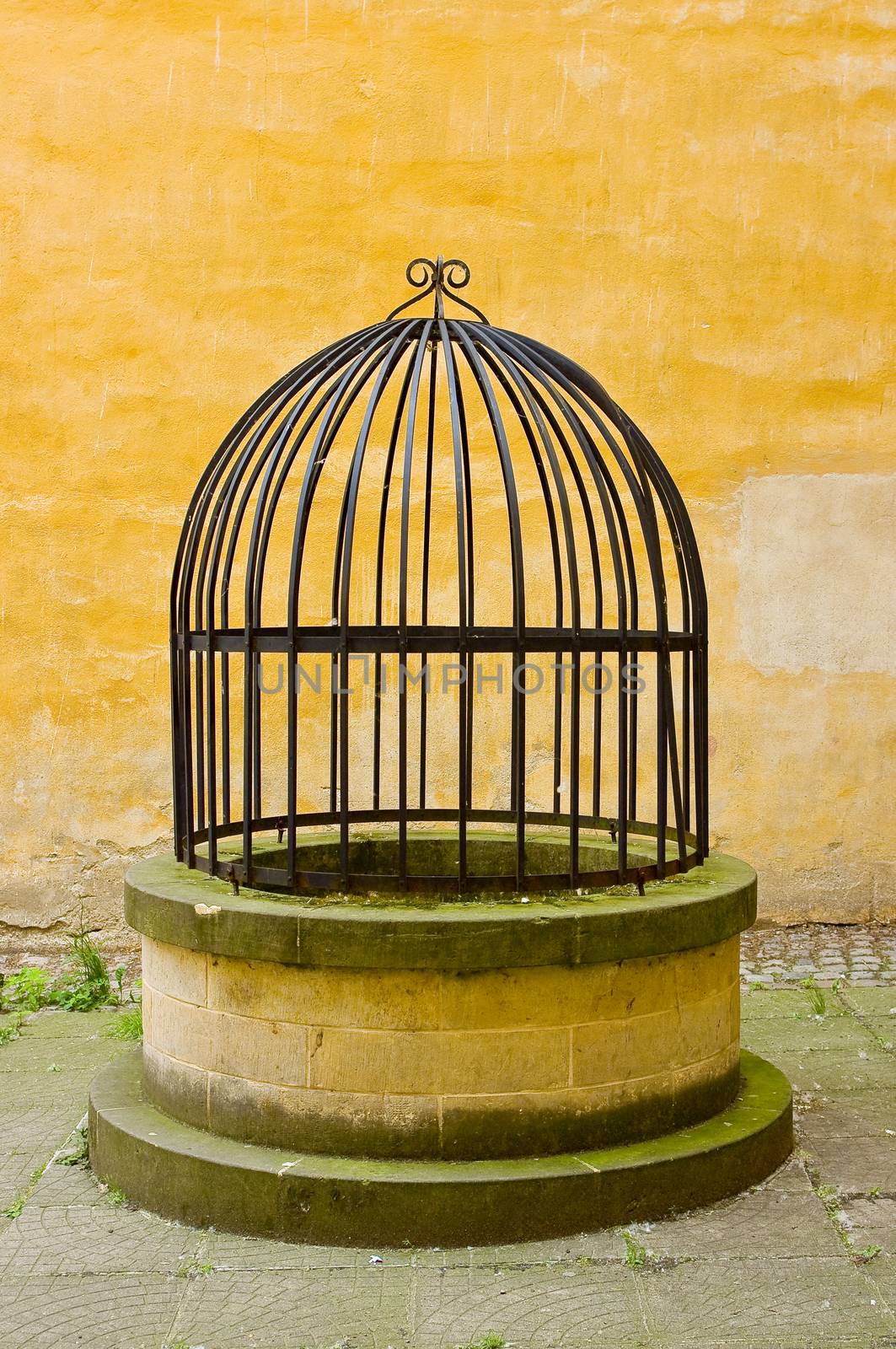 A old castle well in the castle Podebrady in the Czech Republic.