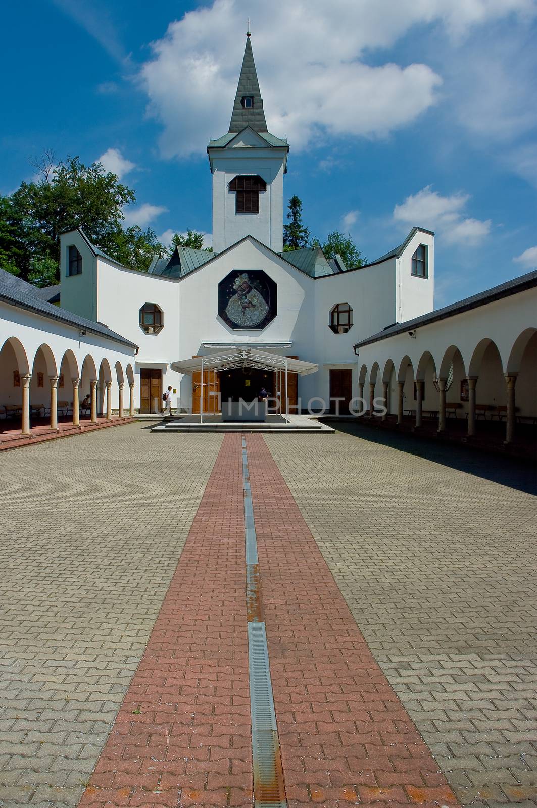 The pilgrimage church dedicated to Virgin Mary in the Jeseniky in the Czech Republic.