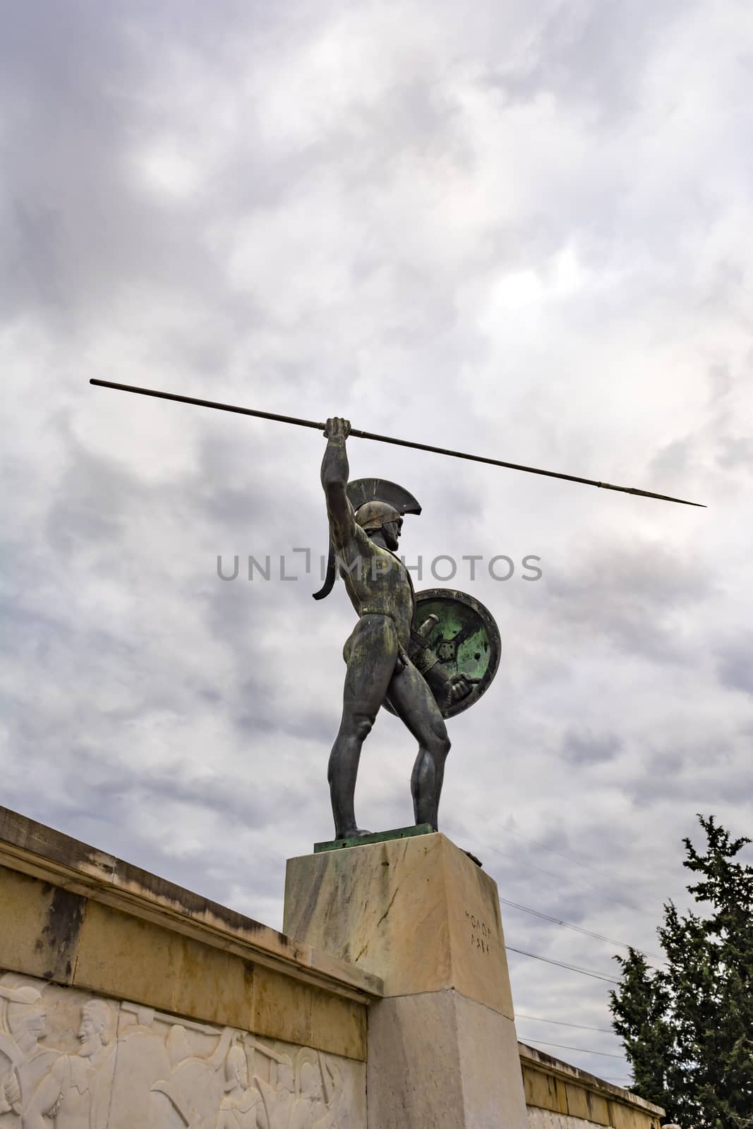 Leonidas Monument, Thermopylae, Greece by ankarb