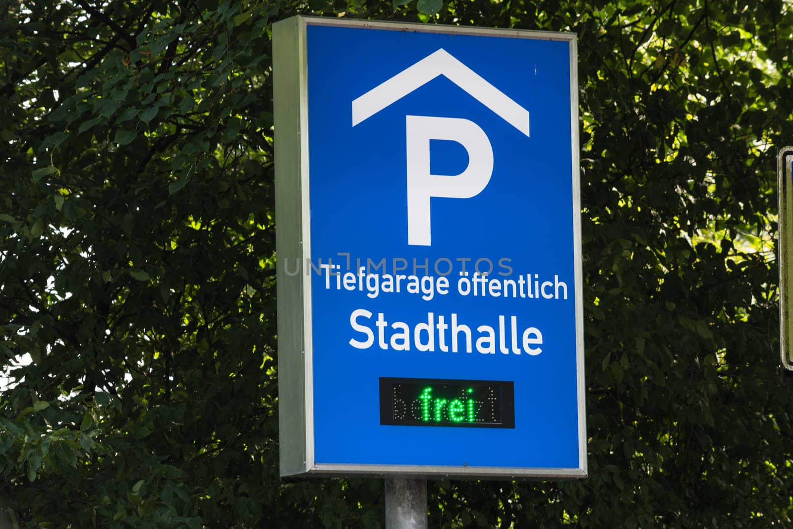 Road sign, information sign with inscription by JFsPic