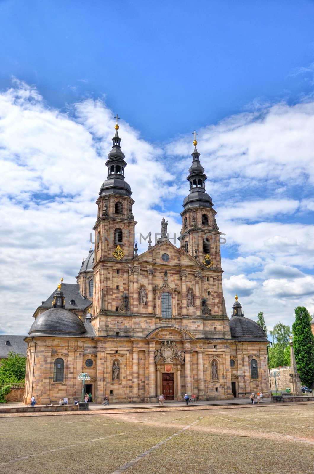 Fuldaer Dom Cathedral in Fulda in Hessen, Germany