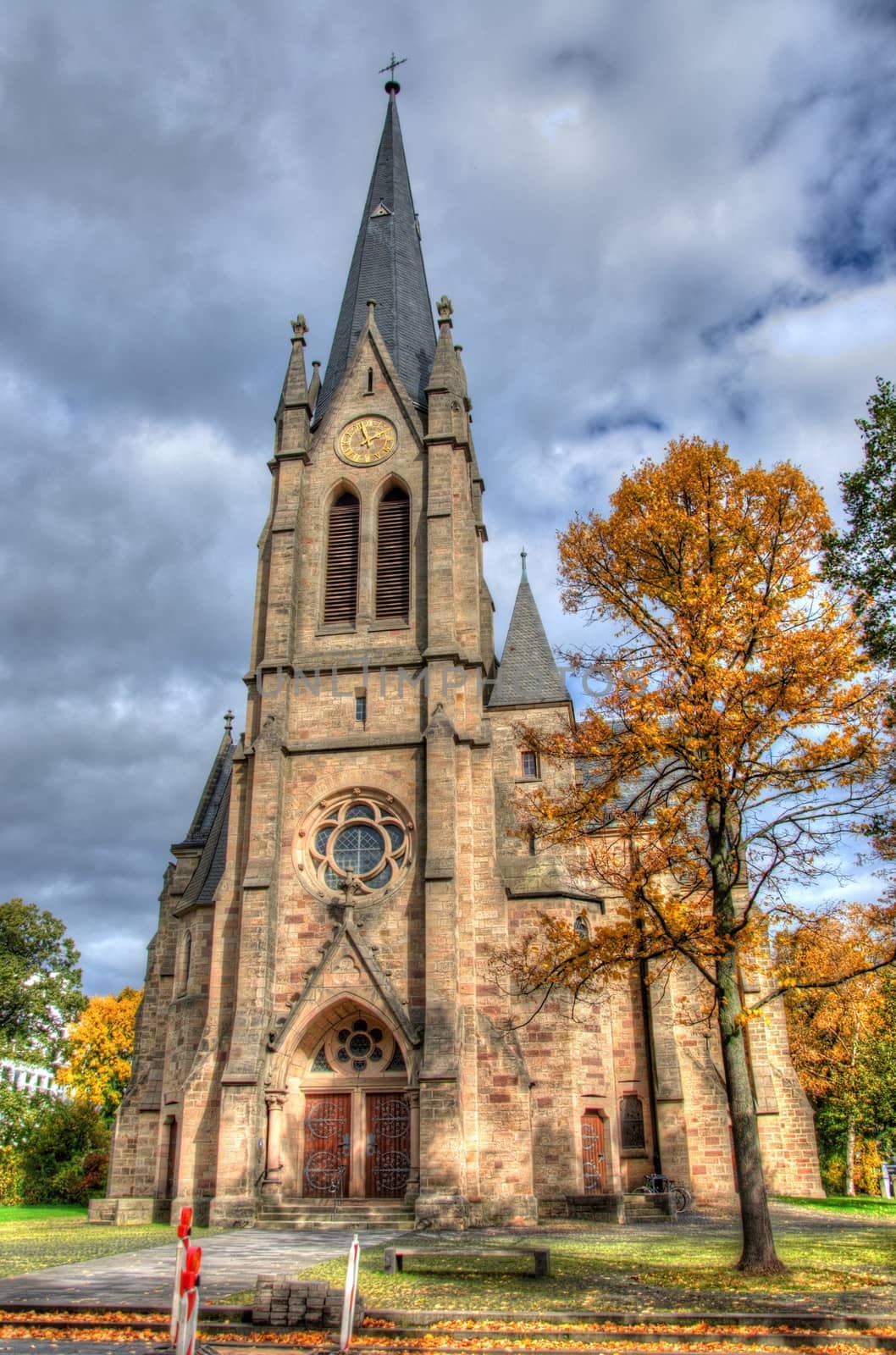 Old Catholic church in Fulda in Hessen, Germany