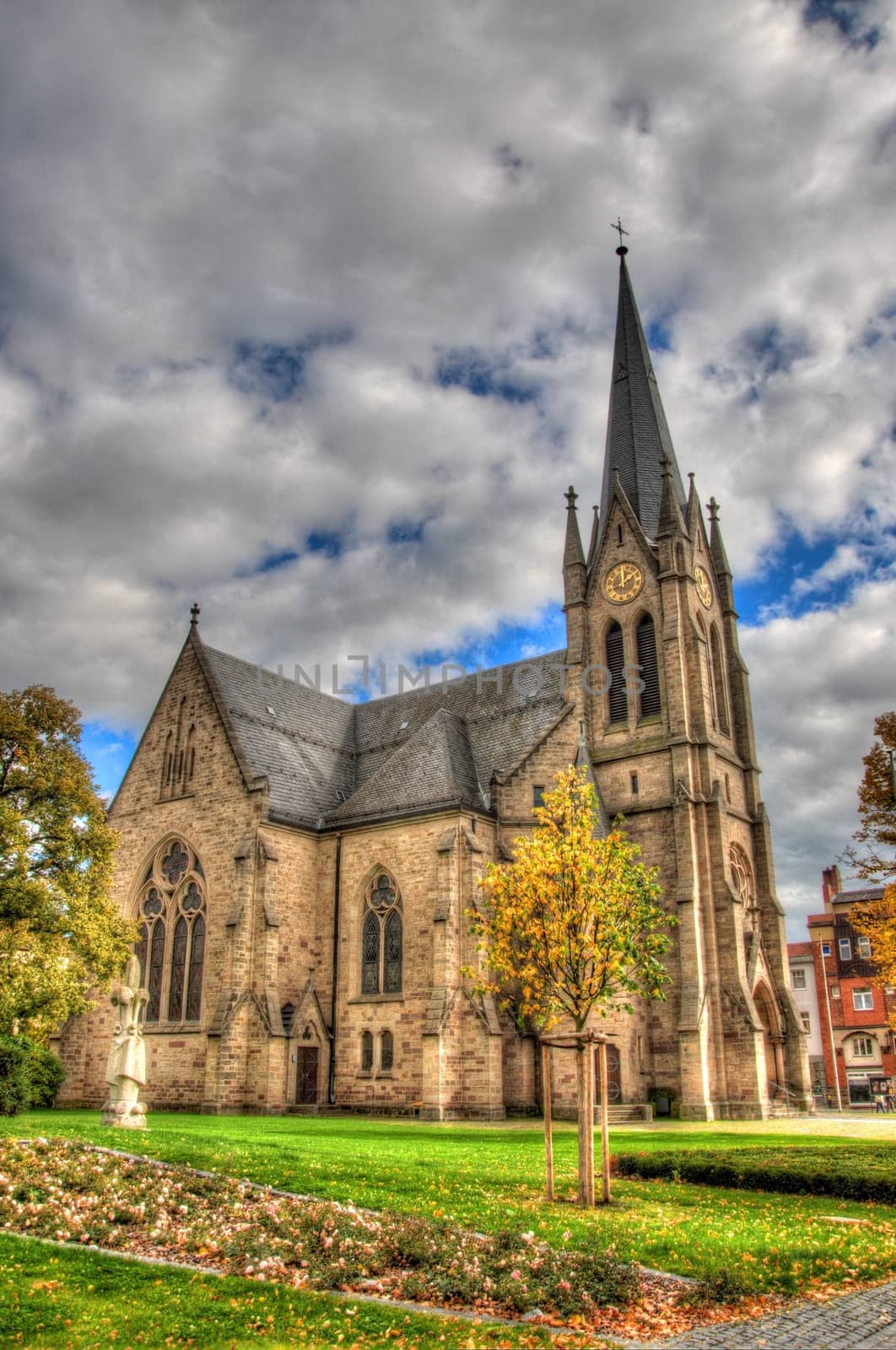 Old Catholic church in Fulda, Hessen, Germany by Eagle2308
