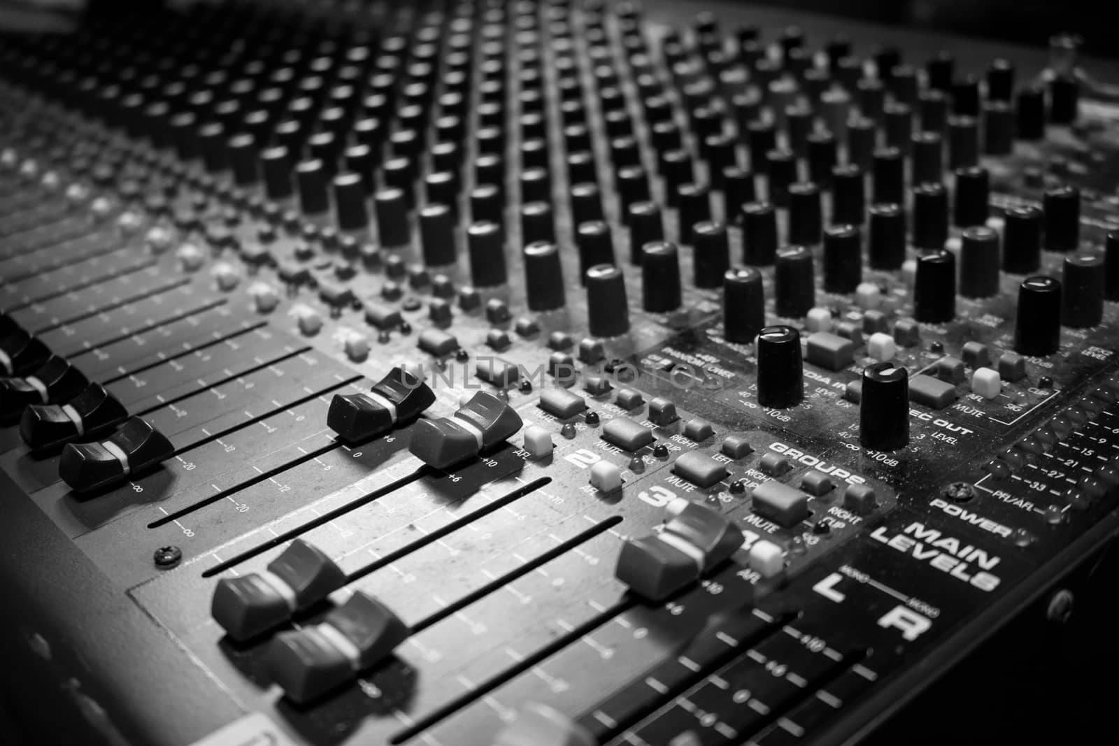 Multi Channel Analog Sound Mixing Console by ernest_davies