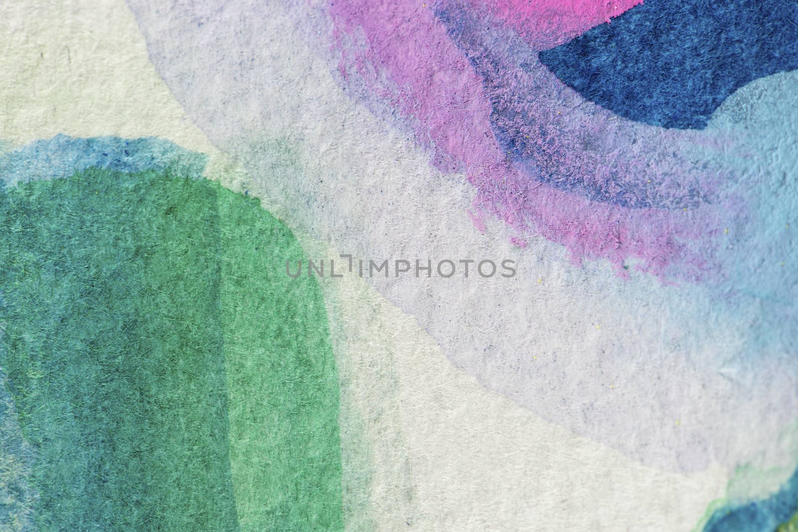 Abstract aquarelle hand drawn art on white background, Watercolor grunge texture backdrop