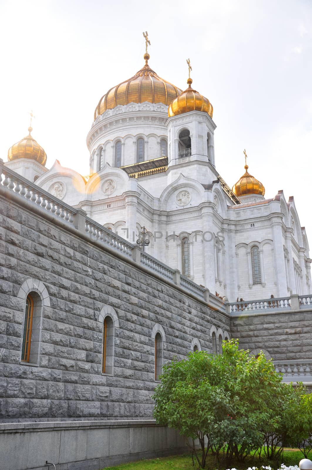 Cathedral of Christ the Saviour in Moscow, Russia.