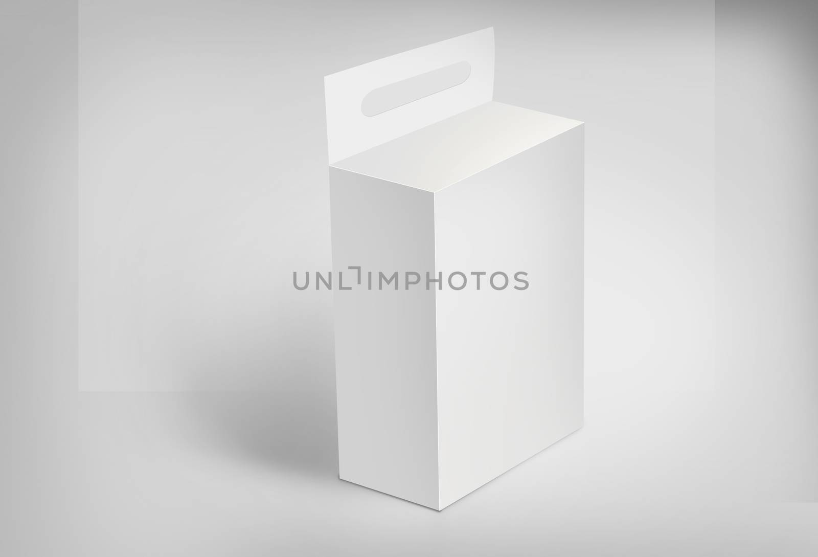 3D White Box on Ground Concept Series by bluemoon1981